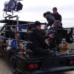 Rodando con Cámara Car en Las Bardenas de Navarra